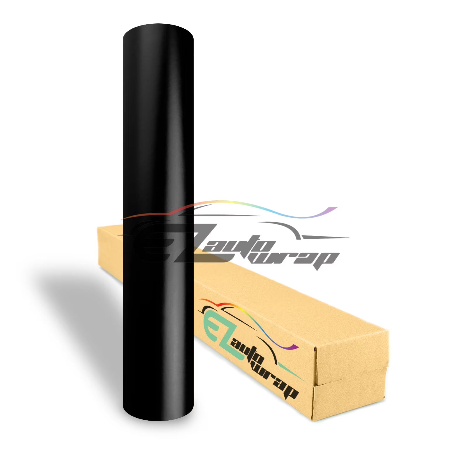 EZAUTOWRAP Matte Black Car Vinyl Wrap Vehicle Sticker Decal Film Sheet Die Cut Vinyl Decal/ Bumper For Windows, Cars, Trucks, Laptops, Etc.