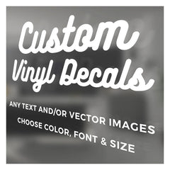 Username Sticker for Business, Die Cut Vinyl Decal