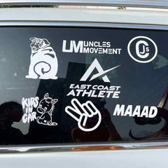 Premium Custom UV Resistant Car Window Sticker, Die-Cut Decal