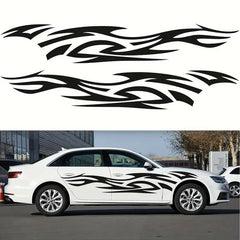 Universal Self-Adhesive Auto Body Side Strip Decal Exterior Decoration Accessory , Die-Cut Decal