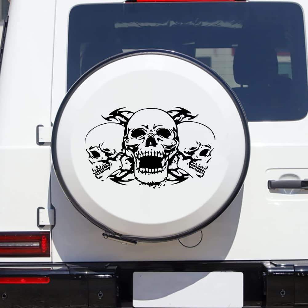 Customized Auto Body Skull Stickers and Decals, Die Cut Vinyl Decal