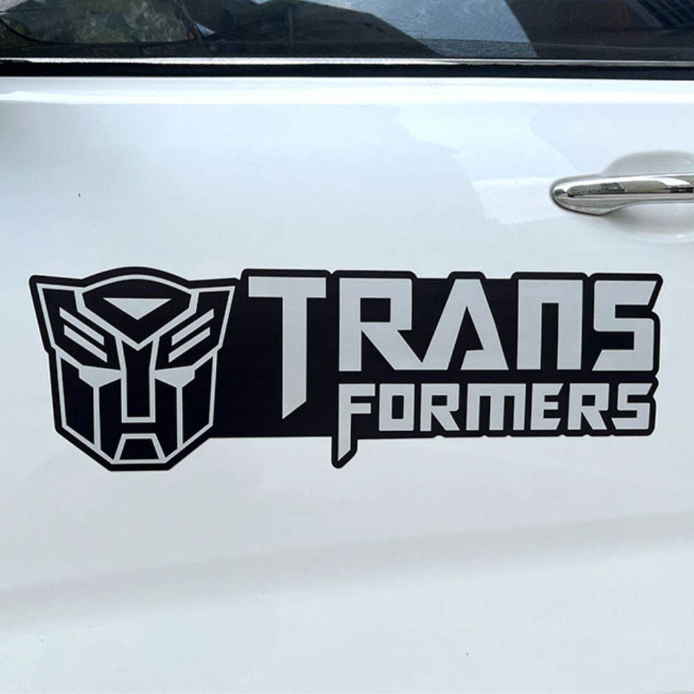 Reflective Cartoon Magnetic Bumper Stickers, Die-Cut Decal