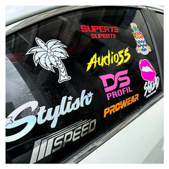 Waterproof and UV Protect Car Transfer Decals Custom Logo , Die-Cut Decal