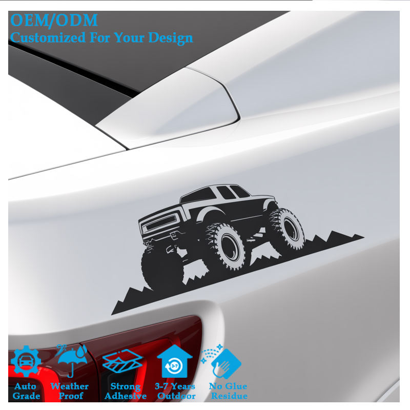 OEM Factory Custom Logo, Die Cut Vinyl Decal