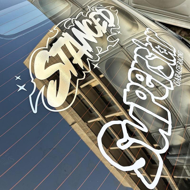 Premium Custom UV Resistant Car Window Sticker, Die Cut Vinyl Decal