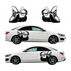 Car PVC Stickers Waterproof Eco-friendly Anti-scratch , Die Cut Vinyl Decal