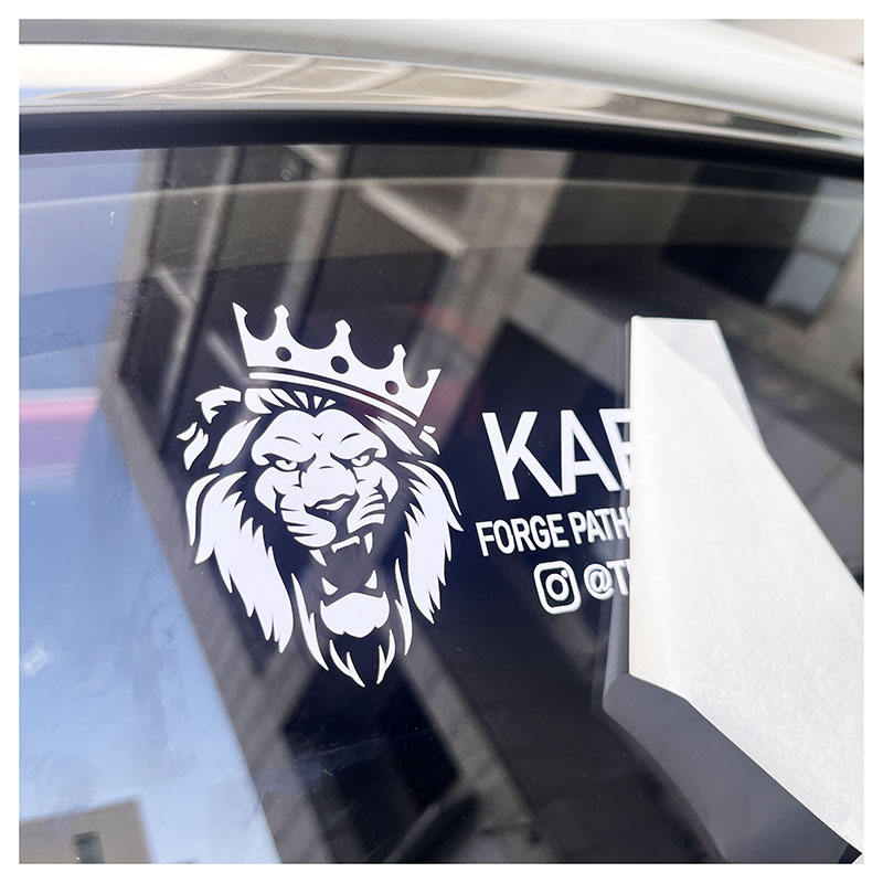 Custom Decorative Logo, Die Cut Vinyl Decal