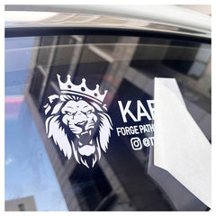 Custom Decorative Logo, Die Cut Vinyl Decal