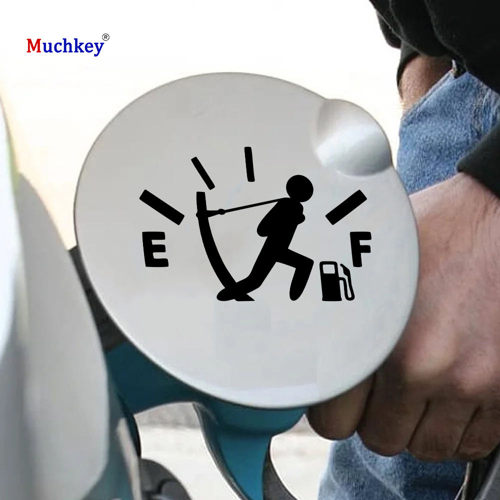 Muchkey 5PCS Fuel Tank Cap Sticker, Die-Cut Decal