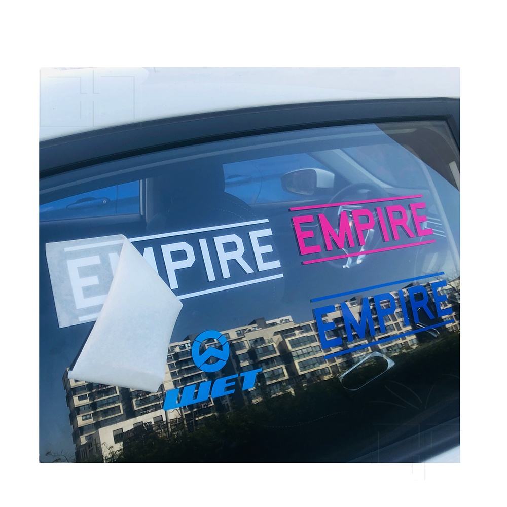 UV Resistant Waterproof Eco-Friendly Removable Transfer, Die Cut Vinyl Decal