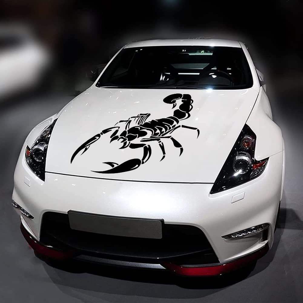 1Pcs 3D Scorpion Car Decals Universal Vinyl Graphics Side Rear Window Hood Body Stickers, Die-Cut Decal