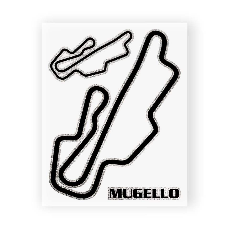 Mugello Circuit Car Sticker Die Cut Vinyl Decal