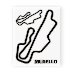 Mugello Circuit Car Sticker Die Cut Vinyl Decal
