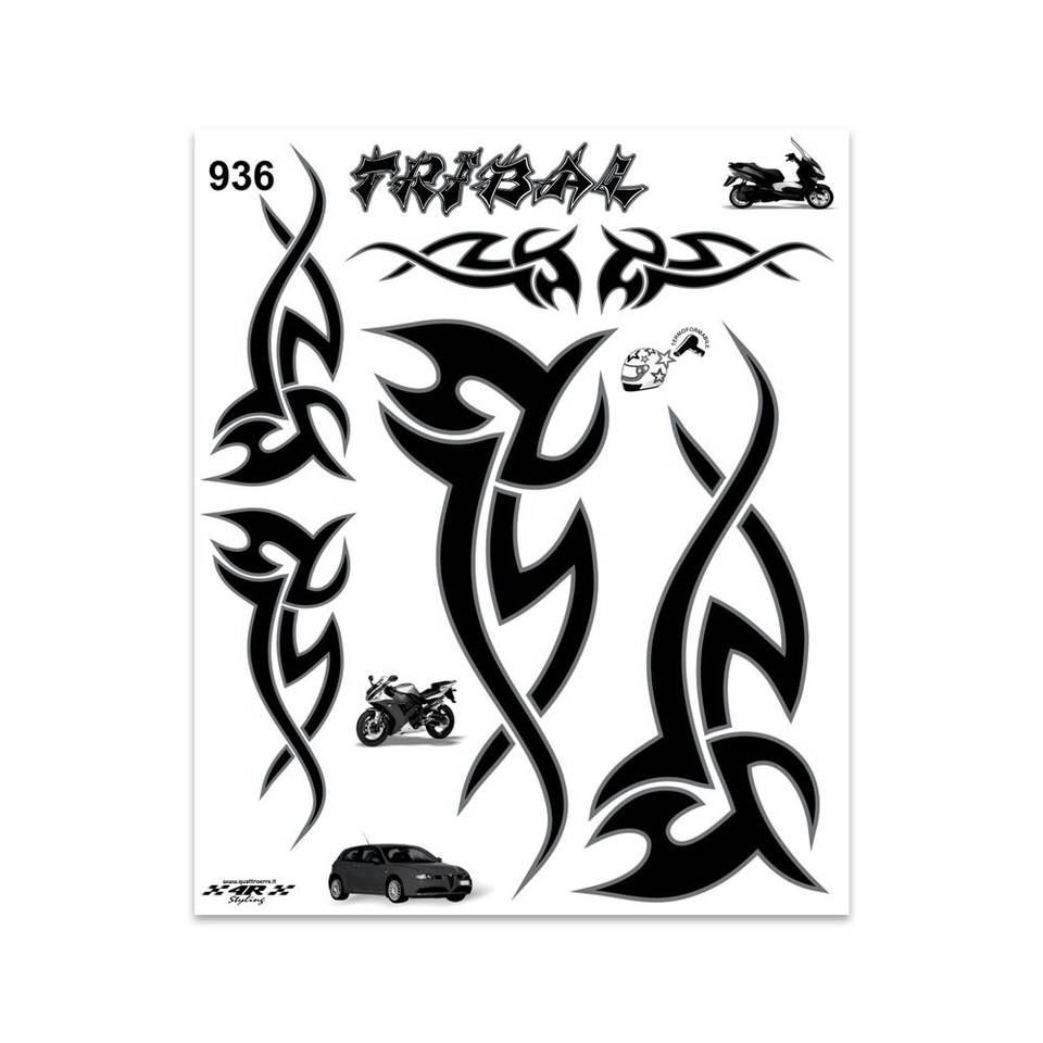 Tribal Giant Car Stickers Die Cut Vinyl Decal