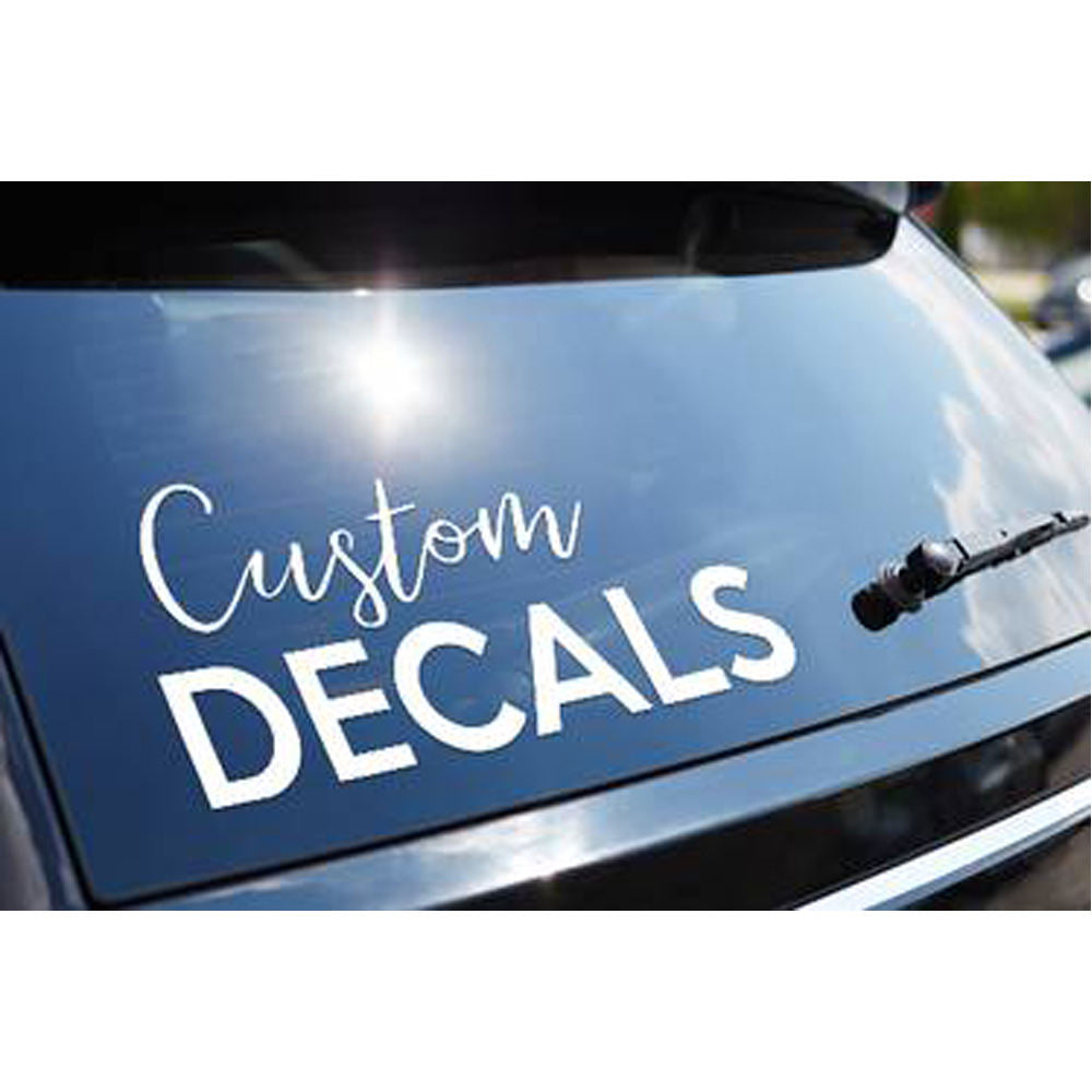 Custom Decal, Die Cut Vinyl Decal