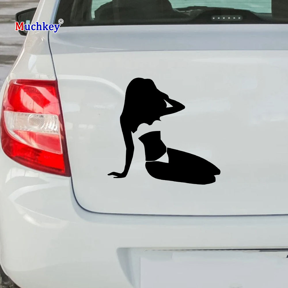 Muchkey 5pcs Outdoor Decoration Custom Weatherproof Die Cut Transfer Windshield Window Vinyl Decal Car Sticker, Die-Cut Decal