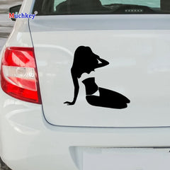 Muchkey 5pcs Outdoor Decoration Custom Weatherproof Die Cut Transfer Windshield Window Vinyl Decal Car Sticker, Die-Cut Decal