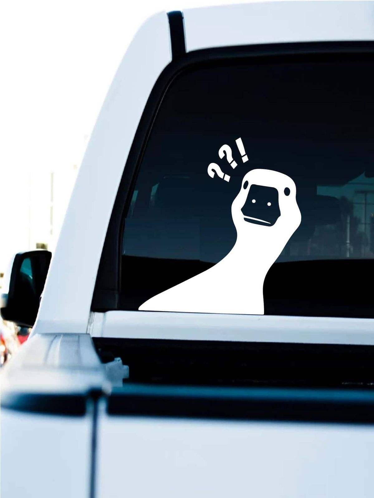 Cute Cartoon Custom Car Decal, Die-Cut Decal