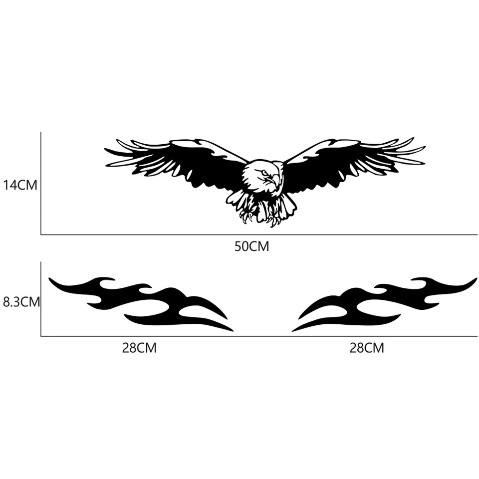 American Eagle Tribal Flame Vinyl Decals Die Cut Vinyl Decal