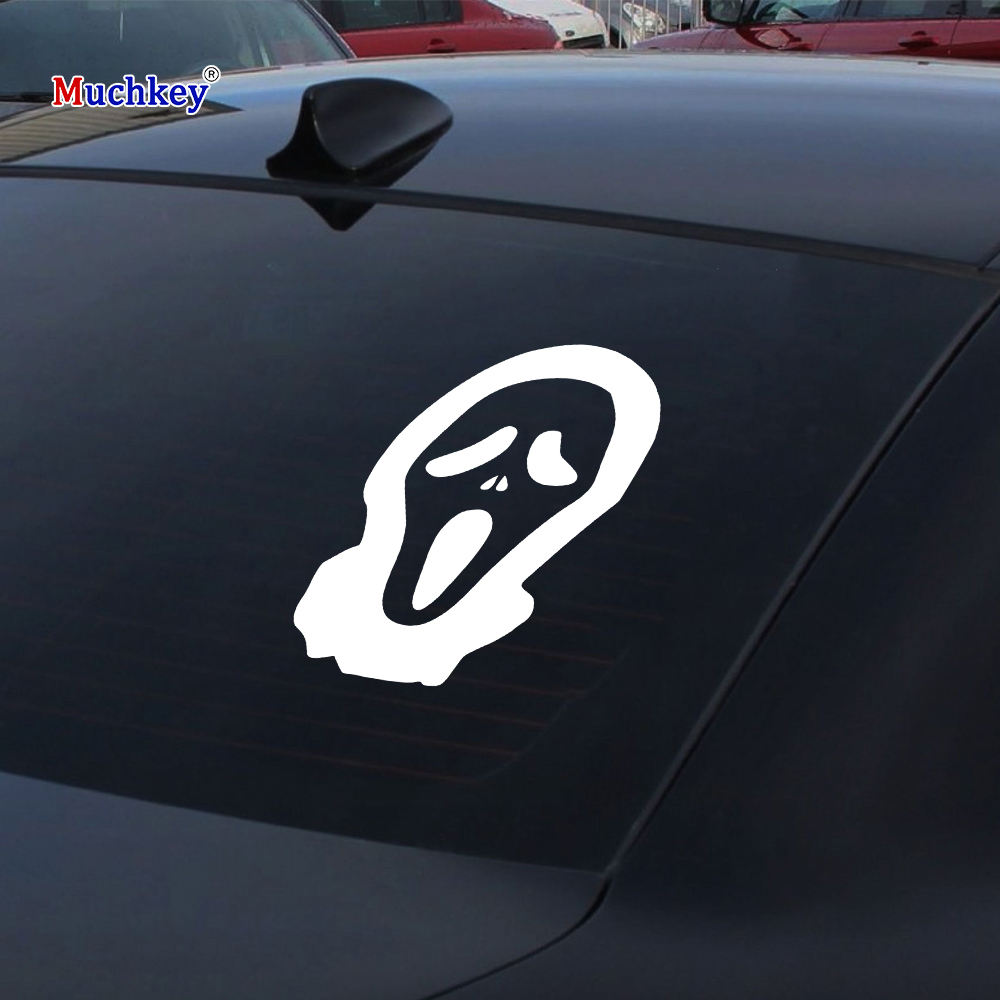 Muchkey 5pcs Funny Pvc Uv Resistant Custom Car Stickers, Die-Cut Decal