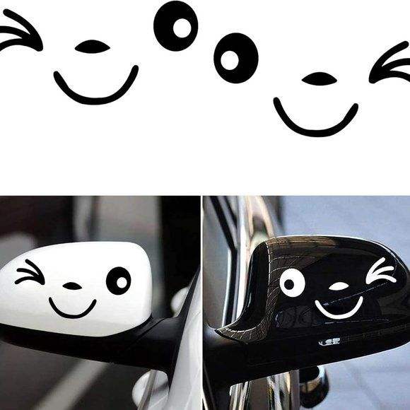 Cute Cartoon Custom Car Decal UV Resistant Removable Vinyl, Die Cut Vinyl Decal