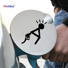 Muchkey 5PCS Fuel Tank Cap Sticker Outdoor Waterproof , Die-Cut Decal
