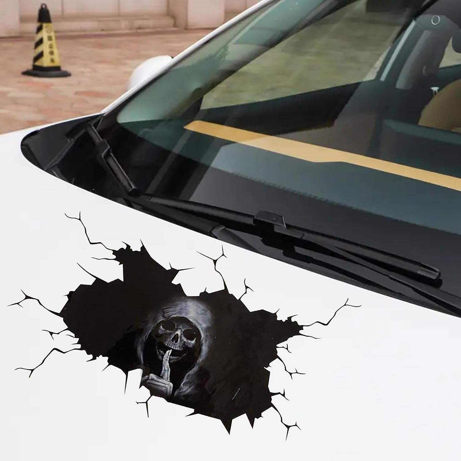 Window Bumper and Home Wall 1-Year Warranty, Die Cut Vinyl Decal