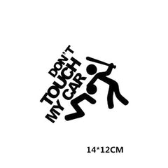 Funny Matchstick Man Waterproof Vinyl Stick, Die-Cut Decal