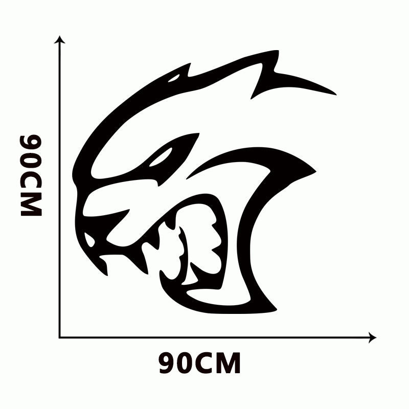Car Accessories Decal Stickers, Die Cut Vinyl Decal