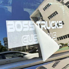 Custom UV Proof Weatherproof Cut Out Letter Logo Transfer Stickers, Die Cut Vinyl Decal
