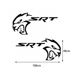 2Pcs/set Car Vinyl Body Stickers  , Die-Cut Decal