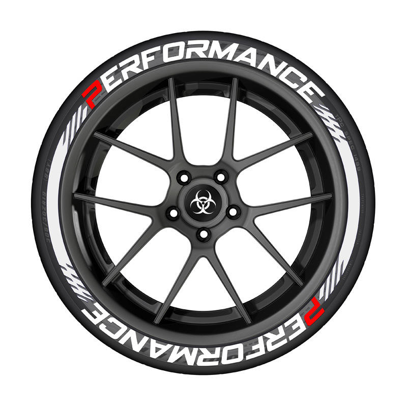 Trend Tire Lettering Sticker, Die-Cut Decal