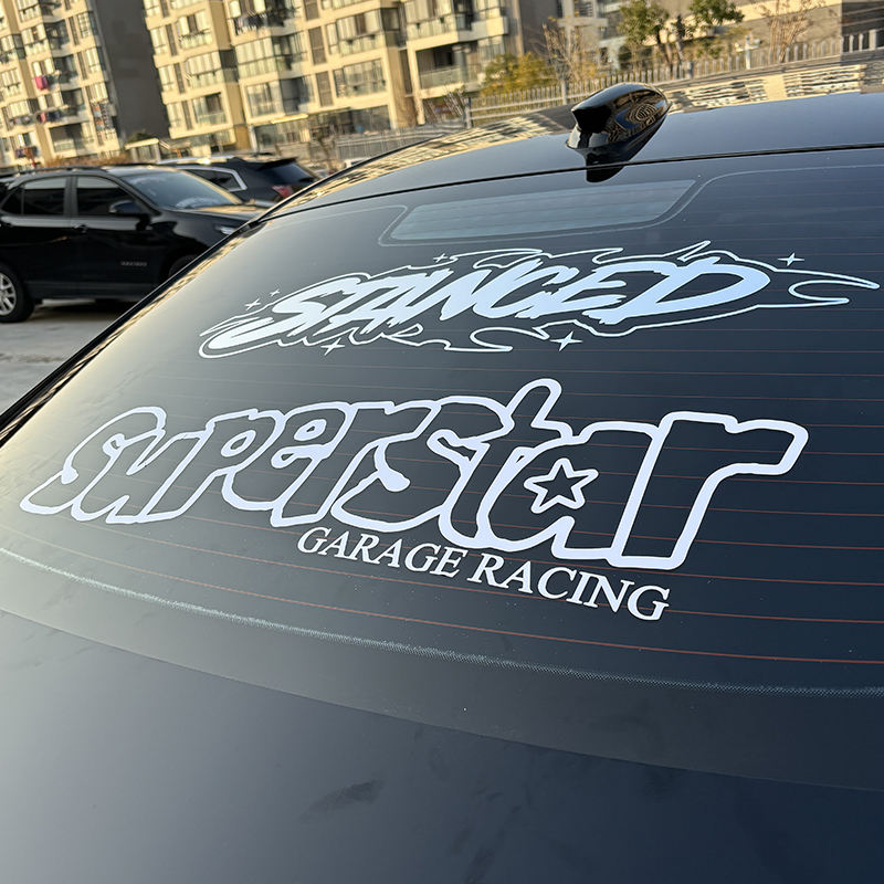 Premium Custom UV Resistant Car Window Sticker, Die-Cut Decal