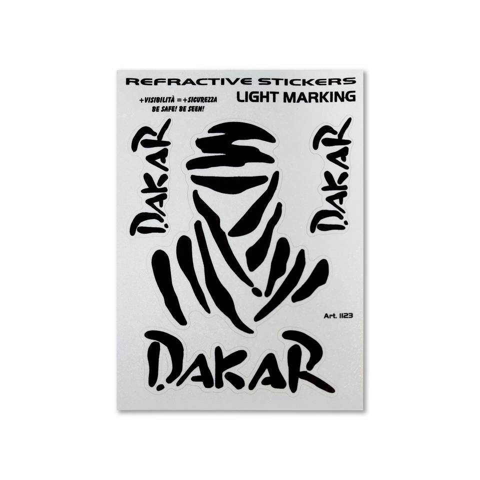 DAKAR Reflective Car Stickers with Lhit Marking Die Cut Vinyl Decal