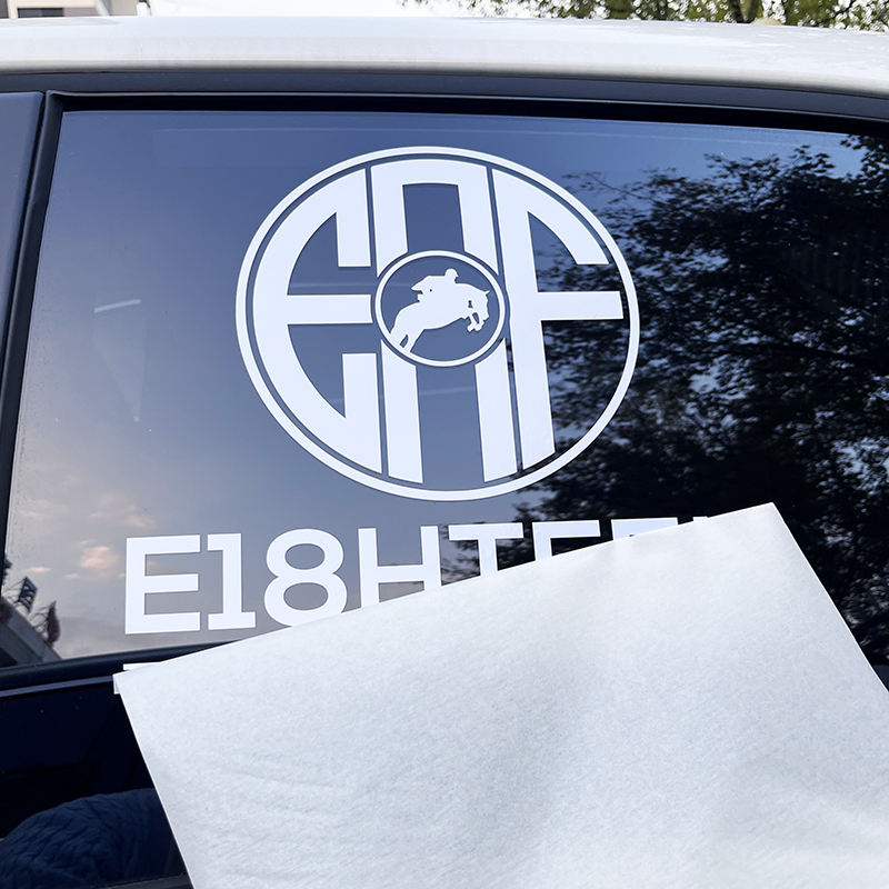 Waterproof and UV Protect Car Transfer Decals Custom Logo , Die-Cut Decal