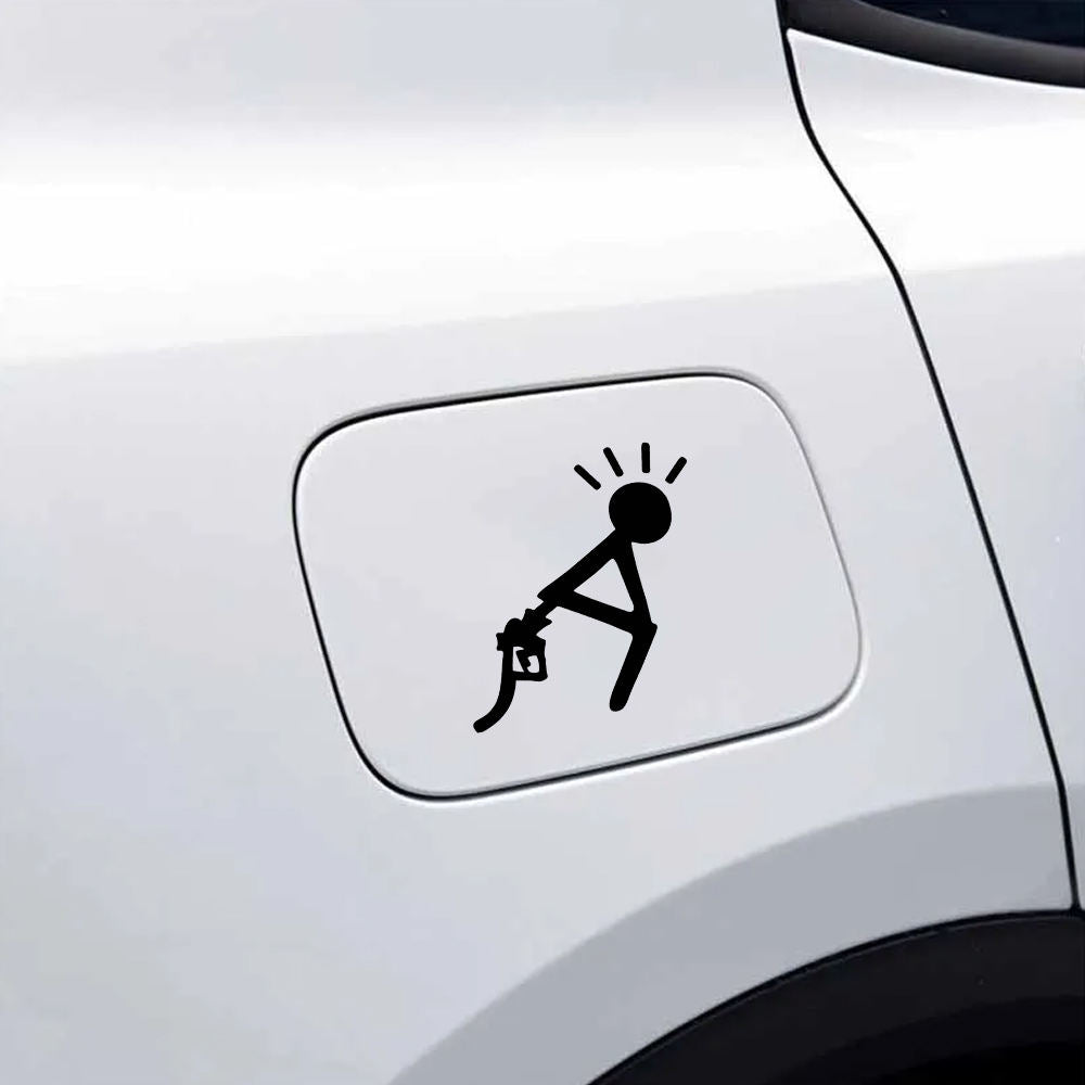 Muchkey 5PCS Fuel Tank Cap Sticker Outdoor Waterproof , Die-Cut Decal