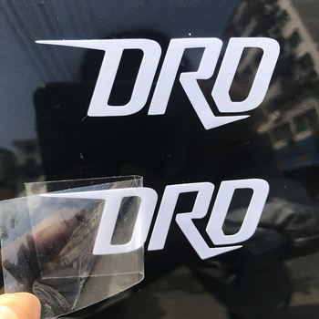 Outdoor Use Custom Weatherproof Die Cut Vinyl Decal