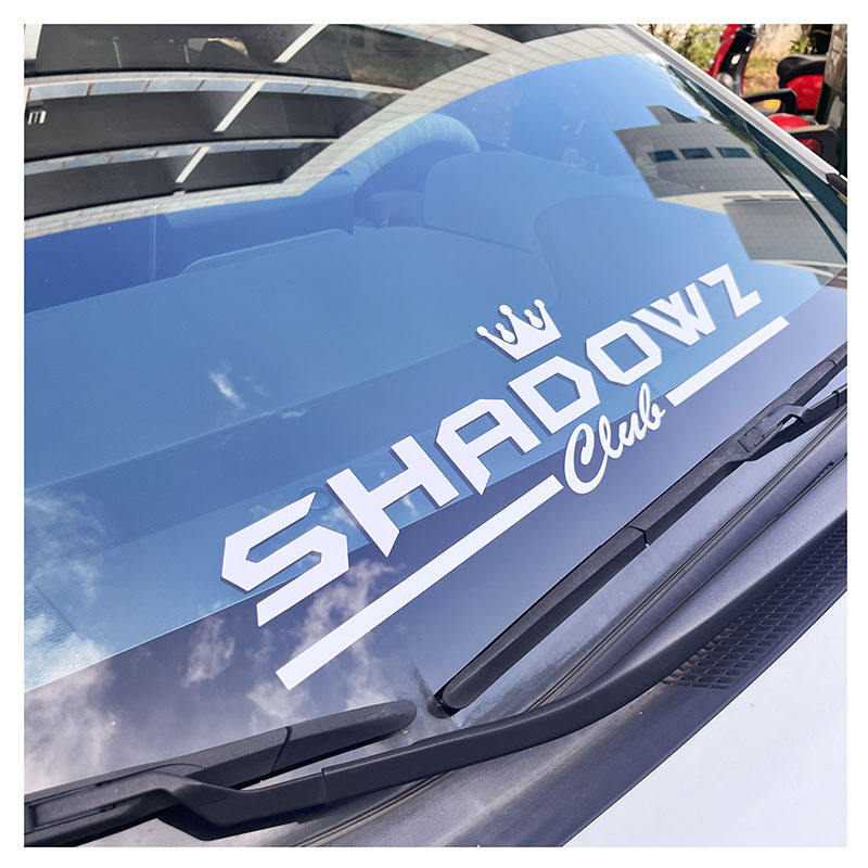 Wholesale Custom Logo Bumper Car Design Windshield Stickers, Die Cut Vinyl Decal