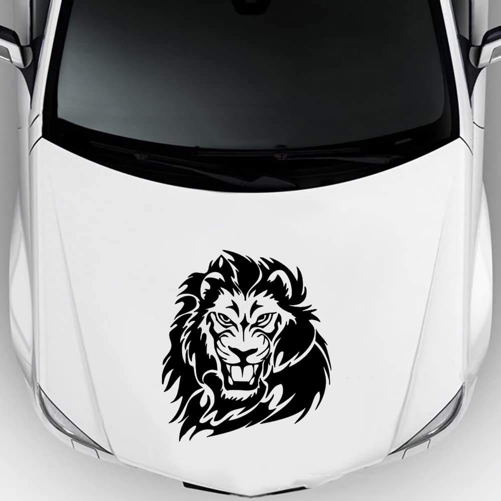 Custom Lion Head Graphic, Die-Cut Decal