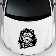 Custom Lion Head Graphic, Die-Cut Decal