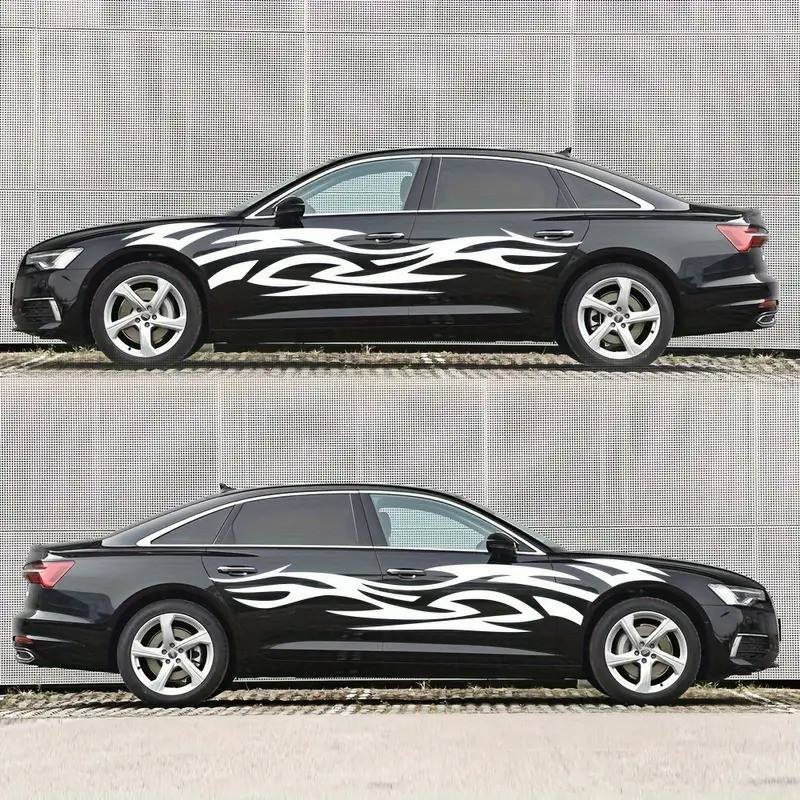 Universal Self-Adhesive Auto Body Side Strip Decal Exterior Decoration Accessory , Die-Cut Decal