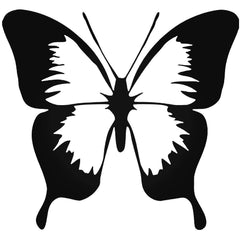 Beautiful Customized Transfer Black Butterfly Wallpaper , Die Cut Vinyl Decal