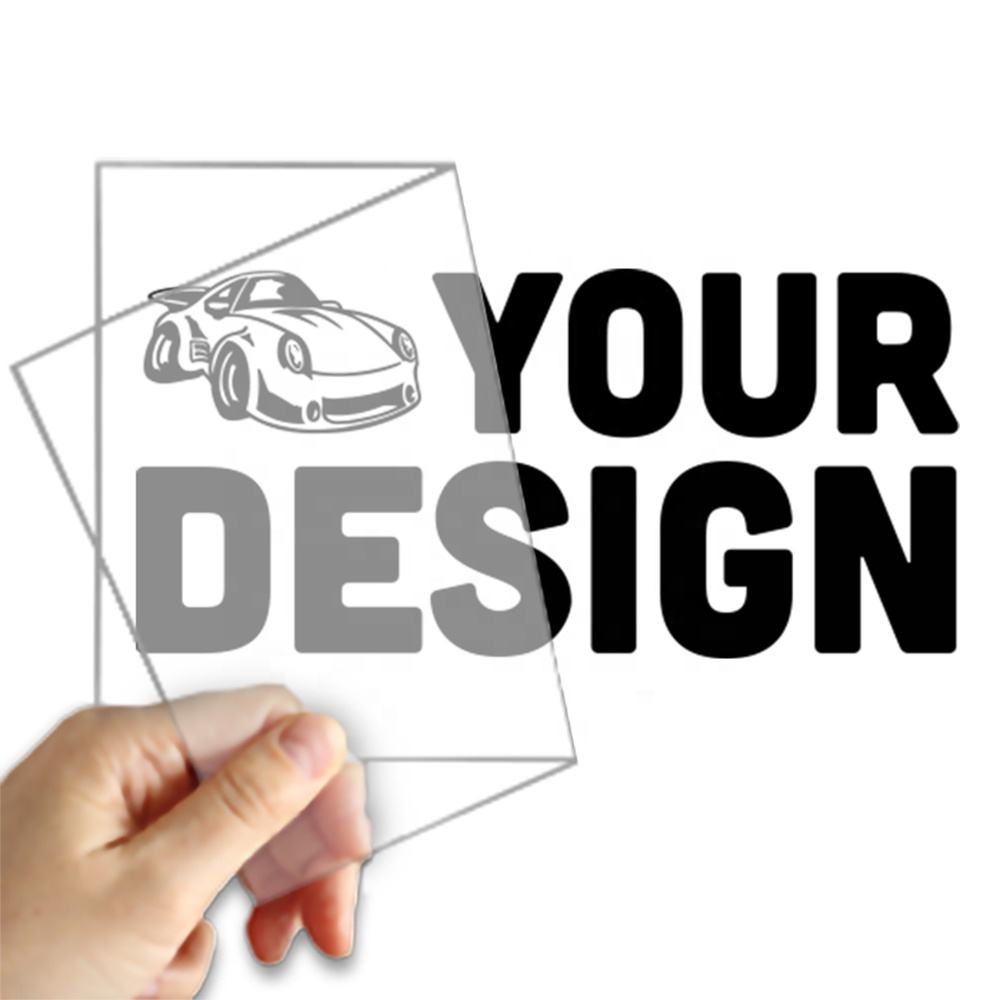 Custom Eco-friendly Full Color UV Printed Window Sticker, Die Cut Vinyl Decal