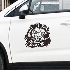 Custom Lion Head Graphic, Die-Cut Decal