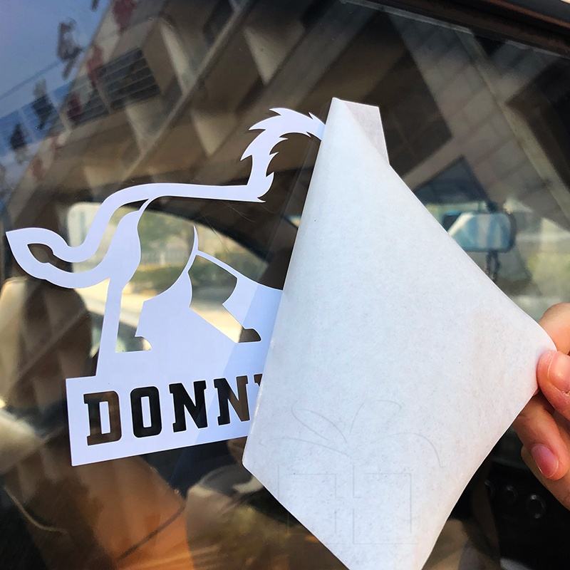 UV Resistant Waterproof Eco-Friendly Removable Transfer, Die Cut Vinyl Decal