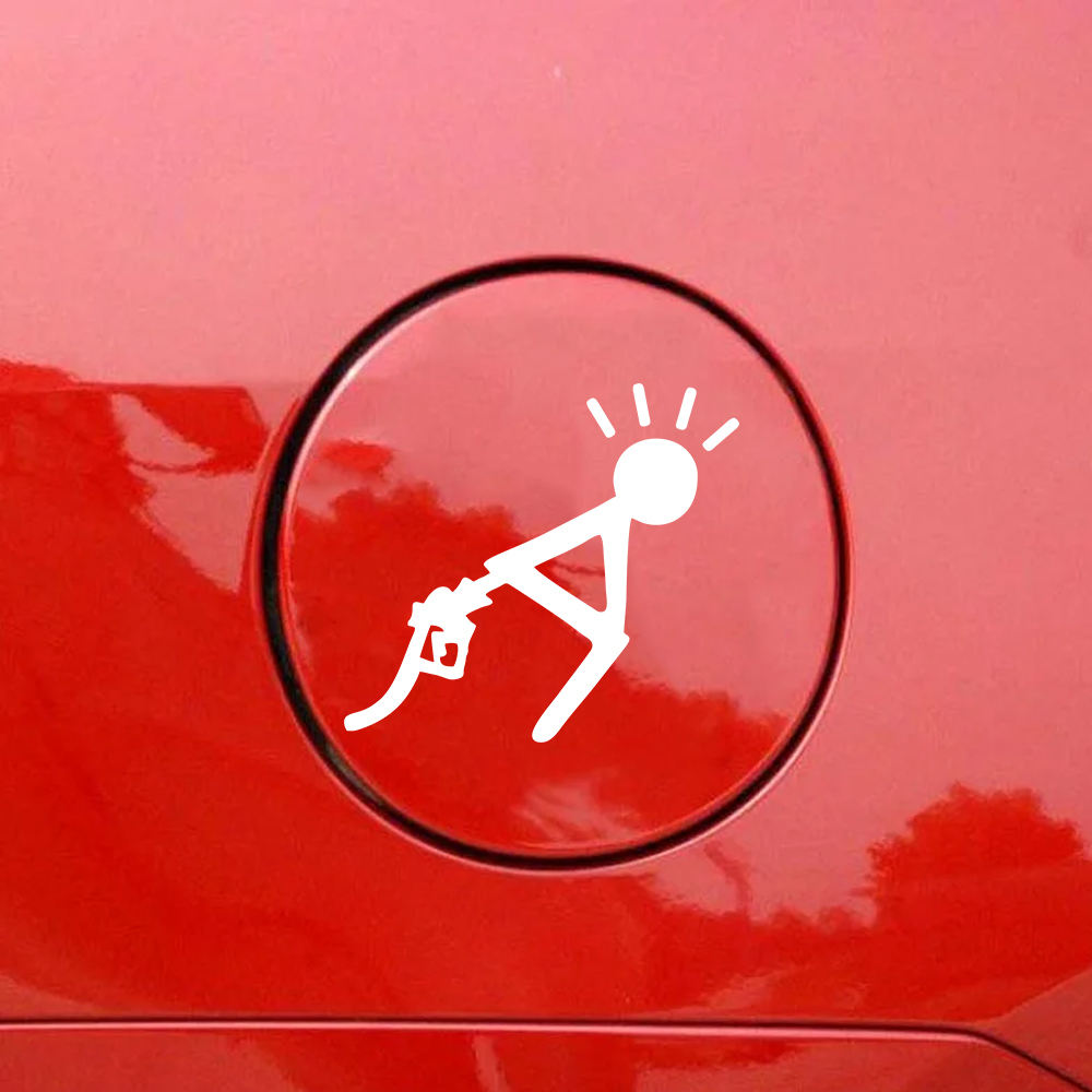 Muchkey 5PCS Fuel Tank Cap Sticker Outdoor Waterproof , Die-Cut Decal