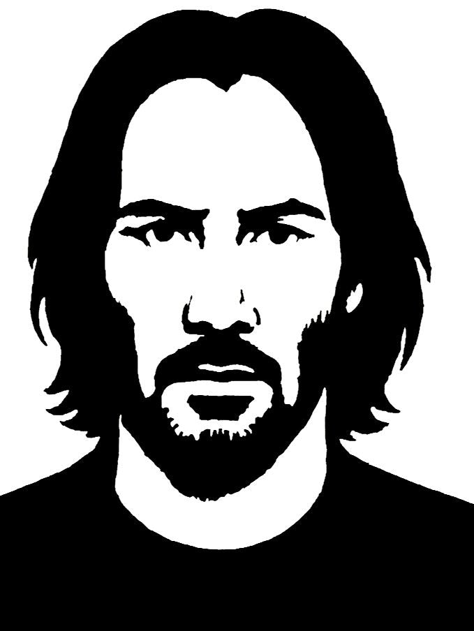 John wick Die Cut Vinyl Decal