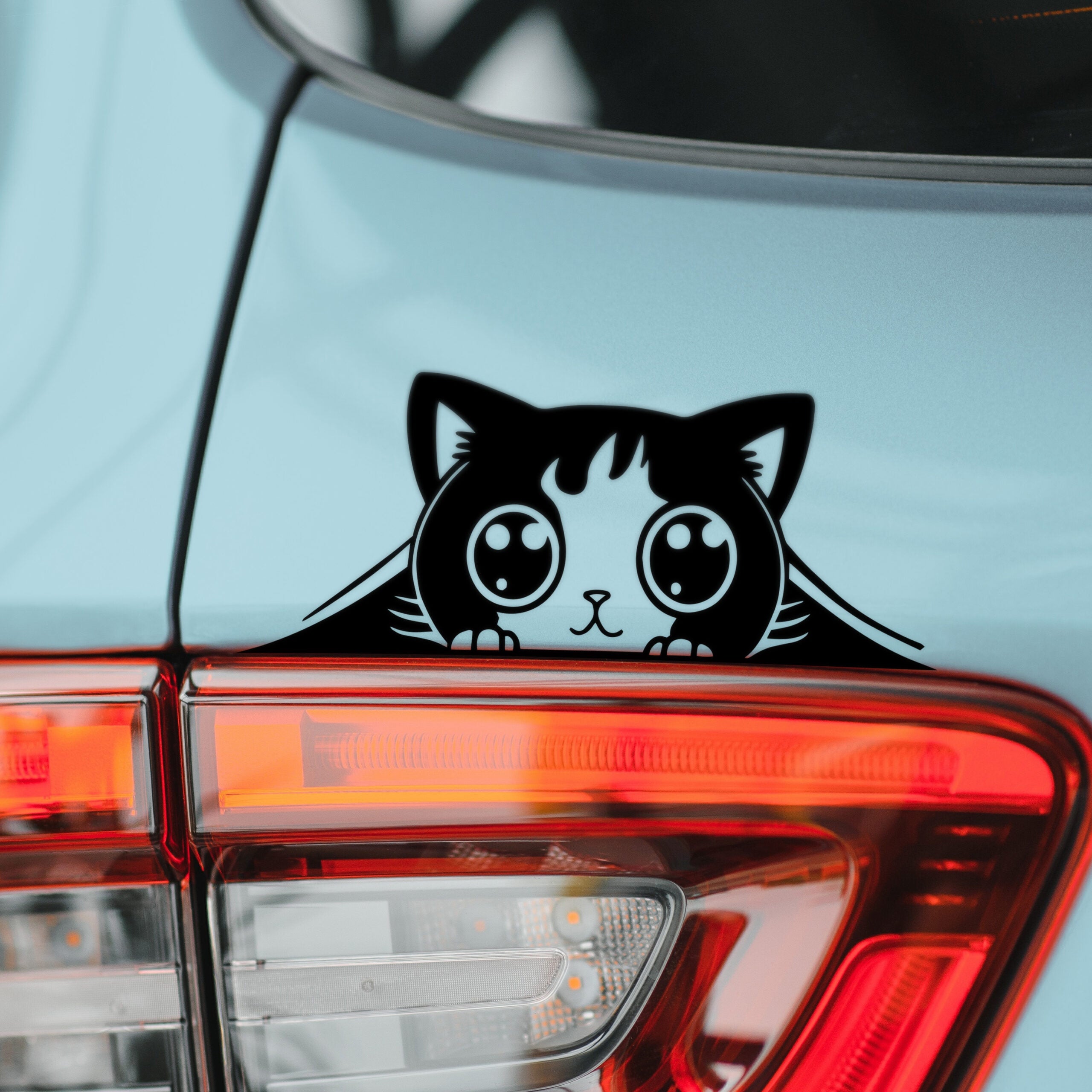 Peeking Monster™ Cat Decal Die Cut Vinyl Decal