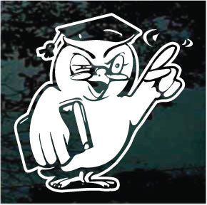 Wise Owl Decals | Die Cut Vinyl Decal