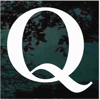 Q Decals | Die Cut Vinyl Decal